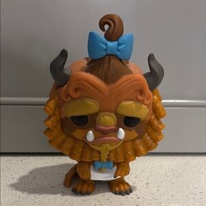 Beast Funko Pop with Blue Bow